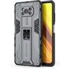 SORAKA Cover per Xiaomi POCO X3 Pro con cavalletto Custodia protettiva resistente Cover Xiaomi POCO X3 NFC con piastra metallica per Telefono Magnetico Supporto Auto