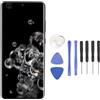Yanmis Schermo per S20 Ultra SM-G988B DS Versione Internazionale UE, Gruppo Digitalizzatore Touch Screen con Strumento di Smontaggio, Kit di Riparazione Touch Screen Display