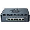 UDPTCP Micro Firewall Appliance, 6 porte LAN i226-V 2.5Gbe, mini PC senza ventola Intel Core i3-1215U 6 core, 2 x DDR5 1* M.2 Supporto AES-NI Barebone Router PC VPN, HDMI DP USB3.0 NO RAM NO SSD