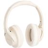 CREATE / HEADPHONES ANC STUDIO/Cuffie wireless over-ear bianco sporco/Cancellazione del rumore, pieghevoli, bluetooth, ricarica rapida USB-C, 4 microfoni, 20W