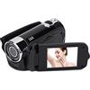 Akozon Fosa Videocamera Full HD 16X Ad Alta Definizione Vintage, DV Amcorder Handycam Digitale (Nero)