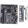 Yanmis Scheda Madre da Gioco, Scheda Madre da Gioco DDR3 H61 S a Doppio Canale con Slot M.2, Scheda di Rete da 100 Mbps, Scheda Madre PC per CPU LGA 1155