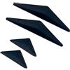 ZAHARA (2 Grandi 2 Piccoli la Fascia del Piede in Gomma della Custodia Inferiore del Computer Portatile per MSI GF63 Thin 9SD 9SE 10UE 11UC 11UCX 11UD 11SC 12UC 12VE 12VF MS16W1 MS16W2 MS16R6