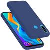 Cadorabo cover compatibile con Huawei P30 LITE, cover in silicone liquido per P30 LITE, custodia in silicone, resistente ai graffi e agli urti sottile cover protettiva - LIQUID BLU