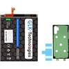 GLK-Technologies Batteria di ricambio High Power compatibile con Samsung Galaxy Note 10 Plus 5G N975F | GLK-Technologies Battery | accu | 4450 mAh | incl. 2 set di nastri adesivi NUE