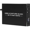 NIZUUONE Scheda di Acquisizione Video 3G SDI Interfaccia Multimediale USB 3.0 Ad Alta Definizione Videoregistratore 1080P Materiale in Lega di Alluminio