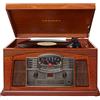 Crosley Giradischi Crosley Lancaster Entertainment Lettore CD E Radio FM Bluetooth, paprica