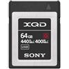Sony Scheda di memoria professionale XQD serie G da 64 GB (QD-G64F/J), colore nero