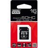 Goodram M1AA-0160R11 16GB MicroSD UHS-I Class 10 memory card - memory cards (16 GB, MicroSD, Class 10, UHS-I, 60 MB/s, Black)