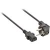 Gembird PC-186-VDE-3M power cord with VDE approval 3 meter cavo di alimentazione Nero