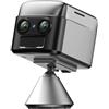 Mcclellanty Mini Telecamera 4G con Batteria Integrata, Visione Notturna IR 4K, Basso Consumo Energetico, Rilevamento del Movimento, Telecamera di Videosorveglianza