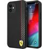 CG MOBILE Ferrari FESAXHCP12SBK - Custodia per iPhone 12 Mini 5,4, colore: Nero
