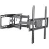 Metronic 451066 Supporto a Muro con Braccio Inclinabile, Nero
