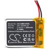 TCTK TECHTEK Batteria 200mAh compatibile con [Garmin] Instinct Solar GPS sostituisce 361-00086-24