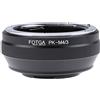 Fotga Adattatore per obiettivo Pentax PK Mount su fotocamere M4/3 Micro Quattro Terzi MFT mirrorless per Panasonic GH5 GH6 GF6 G100 GF10 GX9 GX85 Olympus OM-1 E-M1 E-M10 III E-P7 E-PL8/9