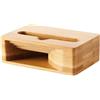kivrimlarv Amplificatore per telefono in legno, supporto per altoparlante acustico, amplificatore del suono naturale, supporto per mani, uso da scrivania per camera da letto, per chiamate in
