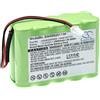 vhbw 1x batteria sostituisce Siemens A5Q00020293, IAB1201-8, 10HR1551YC per sistema d'allarme (2000mAh, 12V, NiMH)