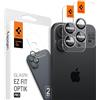 Spigen GLAStR EZ-Fit Optik Pro per iPhone 16 e iPhone 16 PLUS Pellicola protettiva per obiettivo della fotocamera [2 pezzi] - trasparente