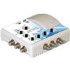Elap 372016 Amplificatore TV TNT Interno - 6 Uscite - Filtro 4G Bianco 372016