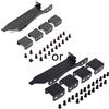 AWJUWHBJ 1-Pack 3 Fan Mount Rack PCI Slot Staffa Per Scheda Video 9cm/12cm Fan Computer Radiatore Slot Staffa