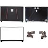 WWGTMC Coperchio posteriore LCD di ricambio con lunetta anteriore per laptop serie MSI GE75 GP75 GR75 Raider 8SG 8SF 8RE 8RF MS-17E1 E2 MS-17E4 MS-17E7 Series 3077E2A213Y 3077E2A213