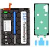 GLK-Technologies Batteria sostitutiva ad alta potenza compatibile con Samsung Galaxy Note 10 N970F EB-BN970ABU Batteria originale 3700 mAh Include 2 set di nastri adesivi