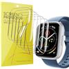 Blueshaweu 6 Pezzi Pellicola Compatibile Cillso T80 ‎1,95" Smartwatch,Pellicola Protettiva Compatibile per Cillso Smartwatch T80 ‎1,95",Sensibile al Tatto,Senza Bolle,HD TPU Film (Trasparente)