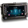 GONFEN Octa-Core Android 14 Autoradio per VW Caddy Passat Golf 5/6 Jetta Polo Tiguan Touran EOS Superb SEAT 4GB + 64GB DAB+ Navi GPS Bluetooth 5.0 CarPlay Android Auto DSP WiFi OBD2 TPMS Canbus USB CD