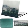 FFBOFFC Custodia per MacBook Air 13,6 Pollici 2025 2024 2023 2022 Modello A2681 A3113 A3240 M4 M3 M2 Liquid Retina Display, Plastica Case Rigida Protettiva & Copritastiera & Borsa, 793 Foresta