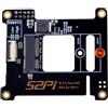 GeeekPi M01 PCIe M.2 E-Key NVMe SSD PCIe scheda periferica superiore per Raspberry Pi 5, supporto M.2 E-Key NVMe SSD 2230/2242