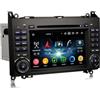 Erisin 7 pollici 8-Core Android 16 4GB+64GB DVD Autoradio Bluetooth per Mercedes Benz Classe A W169 Classe B W245 Sprinter Viano Vito VW Crafter GPS Navigatore CarPlay Android Auto WiFi DSP RDS CANbus