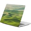 HLAAJJX Custodia per Macbook Air 13 pollici M4 M3 M2 2025 2024 2022 (A2681 A3113 A3240),Caso Duro Protection Cover in Plastica per Apple Macbook Air 13,6 Case,Campi Verdi