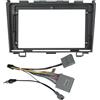 SGHFUVE Pannello Radio 9 Pollici Per CRV CR-V 3 RE 2006-2012 Autoradio Stereo Fascia 2Din Telaio Pannello Cruscotto Lettore Cavo Adattatore Canbus Kit Mascherine Telaio Veicoli