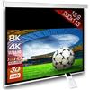 Alphavision SlenderLine Schermo per proiettore motorizzato 200x113cm Formato 16:9 con radiocomando per installazione a parete o soffitto FULL-HD 4K Ultra HD 2D/3D