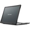ZORSOME per Huawei MateBook 14 2021/2022/2023, custodia rigida trasparente a doppio strato con telaio in TPU, colore nero
