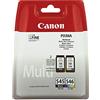 Canon Cartucce per stampanti originali per Canon PIXMA IP2850, MG2450, MG2550, MG2950, MX495, TS205, TS305, inclusi 100 fogli di carta per fotocopiatrice