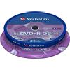 Verbatim DVD+R Double Layer 8x Matt Silver 25pk Spindle 8.5GB DVD+R DL