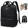 GOLF QUALITY Zaino da Viaggio 16 Pollici Zaino Donna Lavoro PC,Borse da Cabina per Ryanair Bagaglio a Mano Zaino Borsa, Backpack Casual per Laptop Nero
