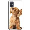 Mixroom - Cover Custodia Back case In TPU Silicone Morbido Per OPPO A54s Fantasia cane B16