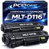 PcStore MLT-D116L MLT-D116 Toner Compatibile per Samsung Xpress M2625 M2675 M2825 M2875 SL-M2625 SL-M2675 SL-M2825 SL-M2875 Nero Alta Capacità 2 Pezzi
