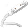 LVYXON Caricatore per smartwatch Q12 per bambini, connettore magnetico, ricarica facile e comoda (nero 2 pin 7,62 mm)
