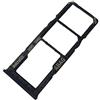 Mainhattan Mobile Porta Scheda Dual SIM e Carrello Micro-SD per Samsung Galaxy A21s, Parte di Ricambio Originale, Nero