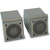 Generico KIT Altoparlanti colore grigio + Casse 80 W Stereo Specifiche per Panda prodotte prima del 2003 - PK100-2072G
