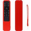Generic Custodia protettiva in silicone per telecomando Sony RMF TX800U TX810U TX820U TX900U TX910U serie TV Remote Protector morbida con cordino (rosso)