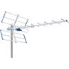 ANFEL YAGI 12db Antenna TV tripla Digitale Terrestre 4K ULTRA HD UHF 21-48 esterno, con filtro 5G LTE, per Ricezione il segnale Digitale Terrestre DVB-T/T2, Frequenze 470-694Mhz (ANFEL 12 dB)