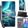 Haninsuze Cover per Xiaomi Redmi Note 8T, artico | Pelle PU Portafoglio, Porta Carte, Magnetica, Libro, Antiurto Custodia