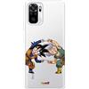LA CASA DE LAS CARCASAS Custodia per Xiaomi Redmi Note 10 5G ufficiale di Dragon Ball Goten e Trunks Fusione trasparente per proteggere il tuo cellulare. Custodia in silicone flessibile con licenza ufficiale di Dragon Ball