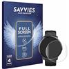 savvies 4 Pezzi Full-Screen Pellicola Protettiva per OWMSIC S51 1.39 Full Cover Pellicola Copertura [Trasparente, 3D Curved, Proteggi Schermo]