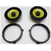 GENERALCAR Kit altoparlanti casse anteriori o posteriori per Alfa Romeo 147-159 120 Watt con adattatori