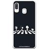 LA CASA DE LAS CARCASAS Custodia per Samsung Galaxy A40 Ufficiale di Snoopy Personaggi Beatles per proteggere il tuo cellulare. Cover per Samsung in silicone flessibile con licenza ufficiale Peanuts.